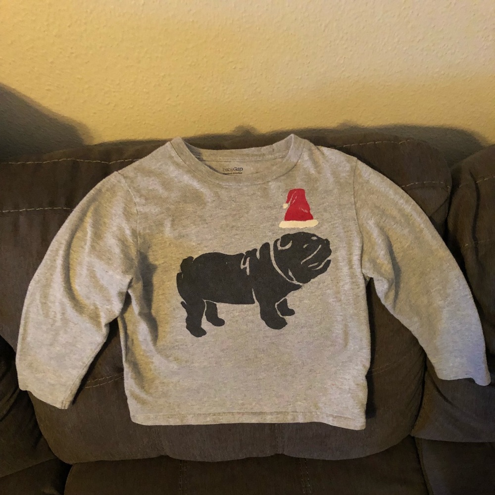 Boys Christmas Dog Tee